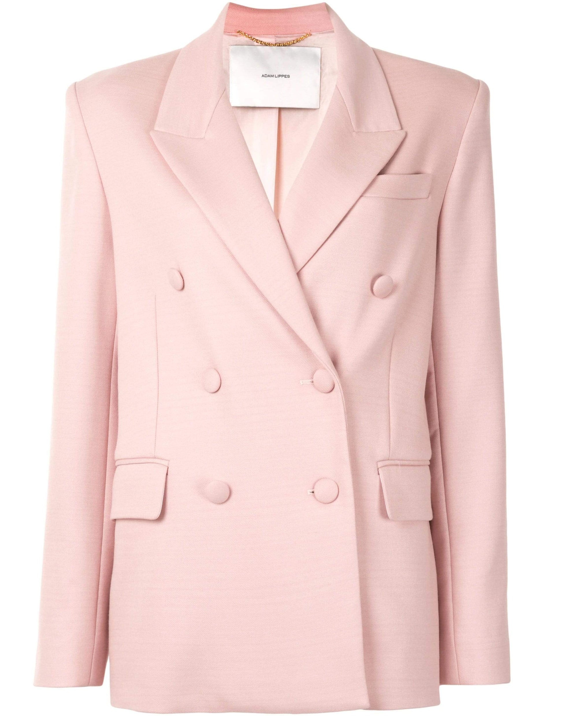 ADAM LIPPES-Boxy Blazer In Double Face Italian Wool-