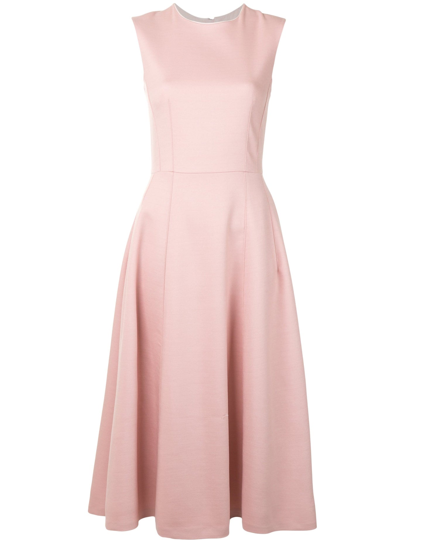 ADAM LIPPES-Fit And Flare Dress In Double Face Italian Wool-