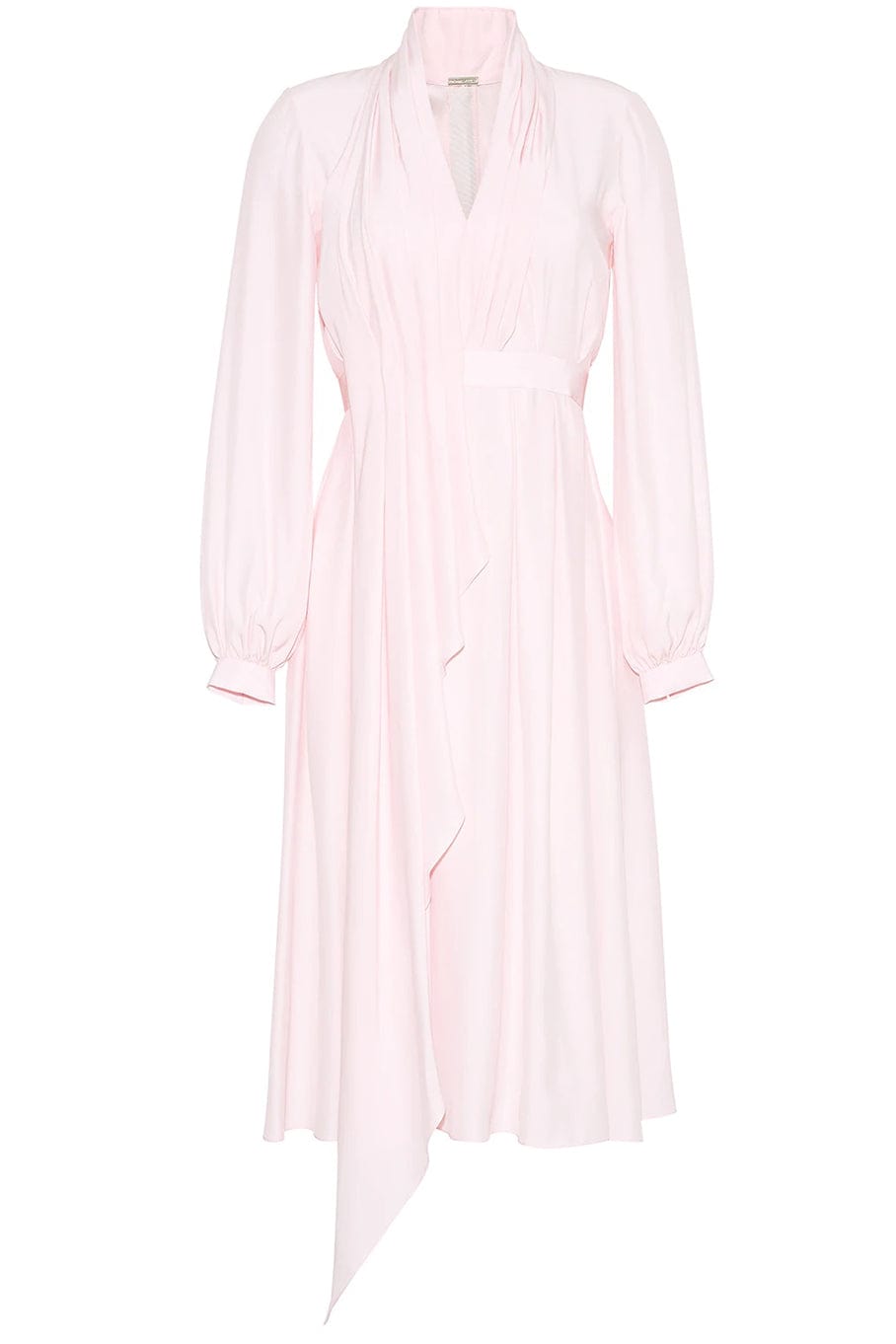 ADAM LIPPES-Long Sleeve Drape Dress-