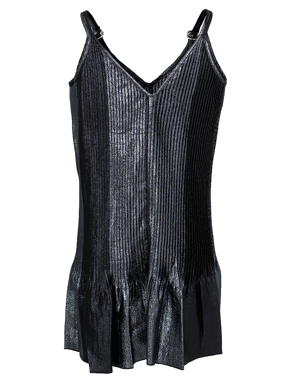 ADAM SELMAN-Topiary Pleated Dress-MET ICE