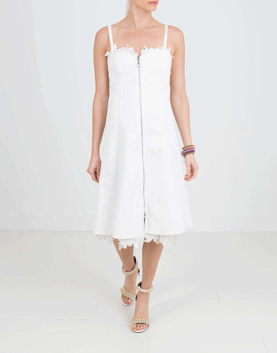 ADAM SELMAN-Chichi Denim Zip Dress-