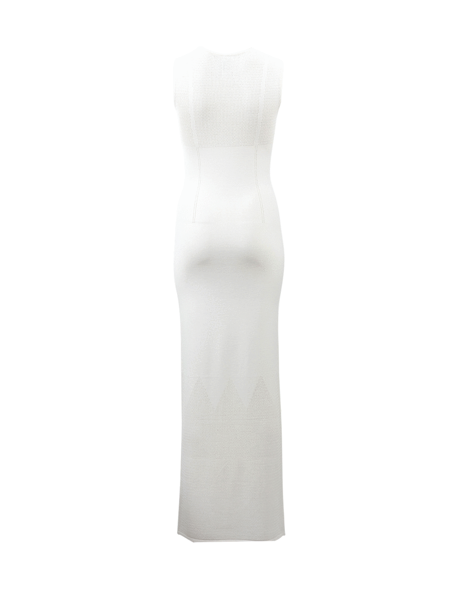 ADAM SELMAN-Pointelle Maxi Slip Dress-
