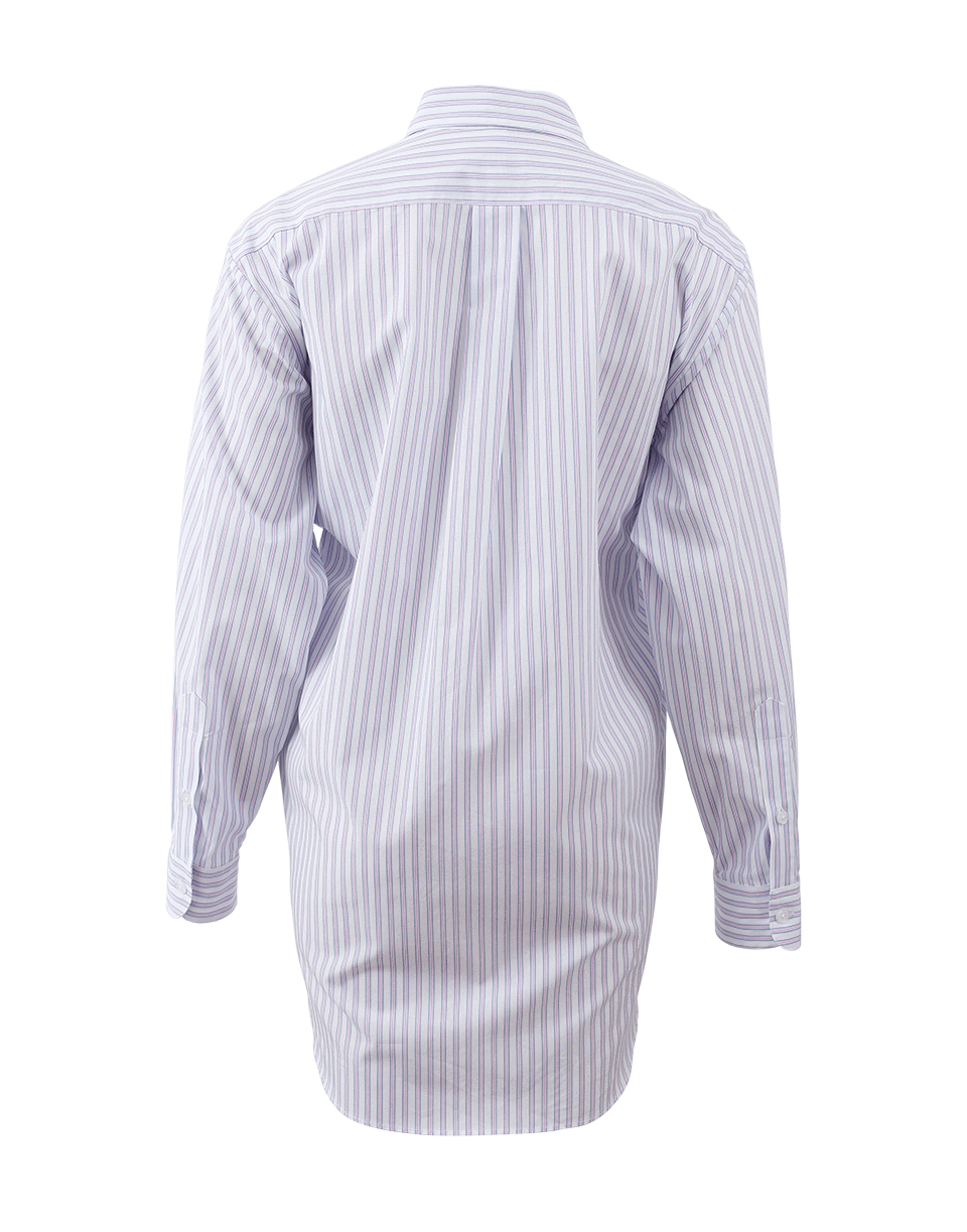 ADAM SELMAN-Stripe Bandana Tie Waist Shirt-
