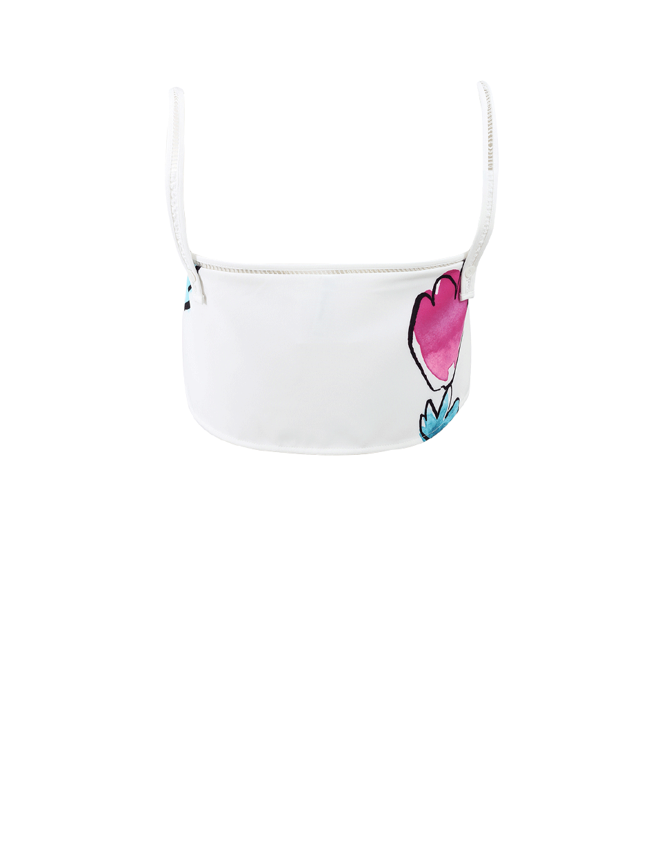 ADAM SELMAN-Floral Crop Top Tank-MILK