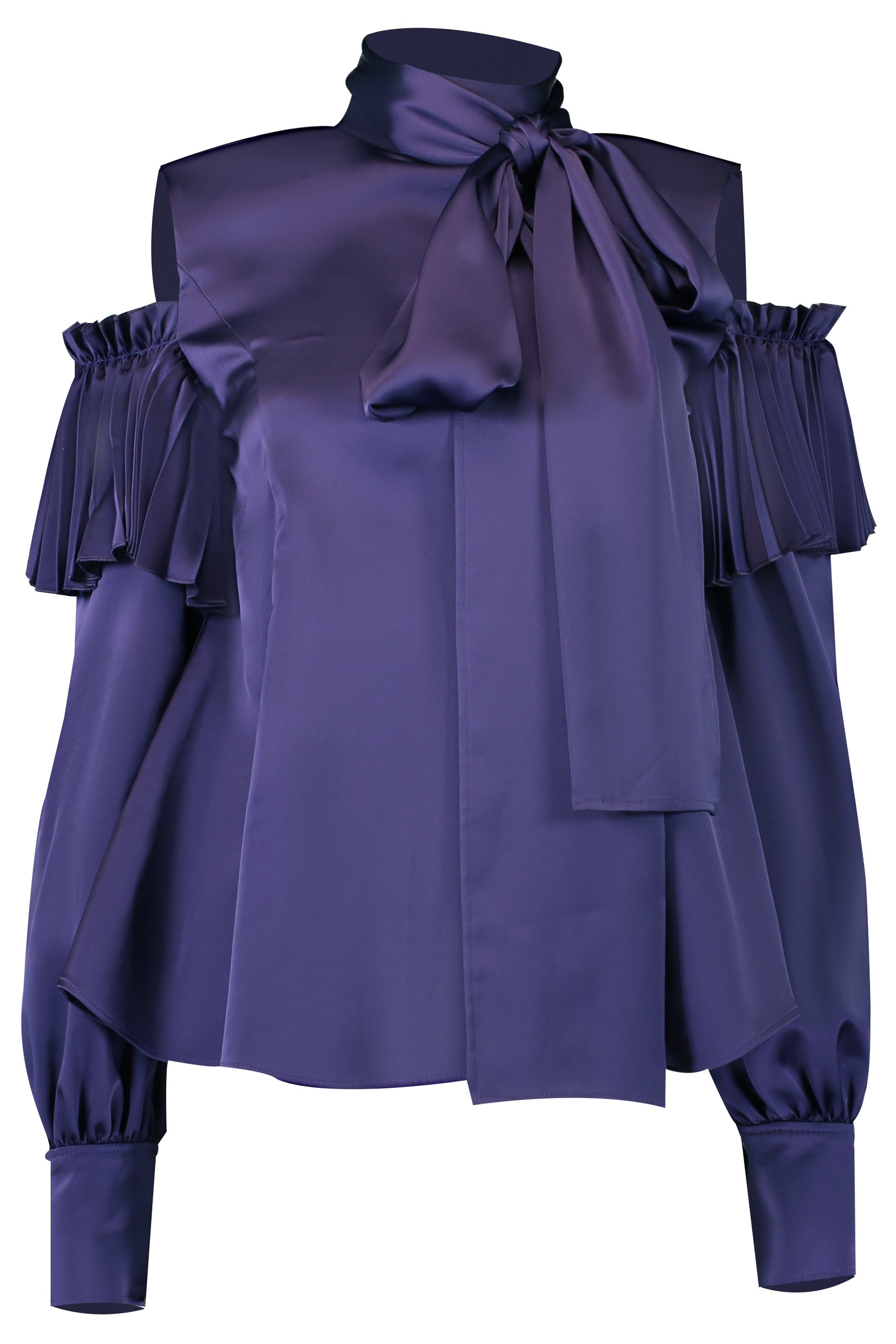 ADEAM-Ashlee Cold Shoulder Top-