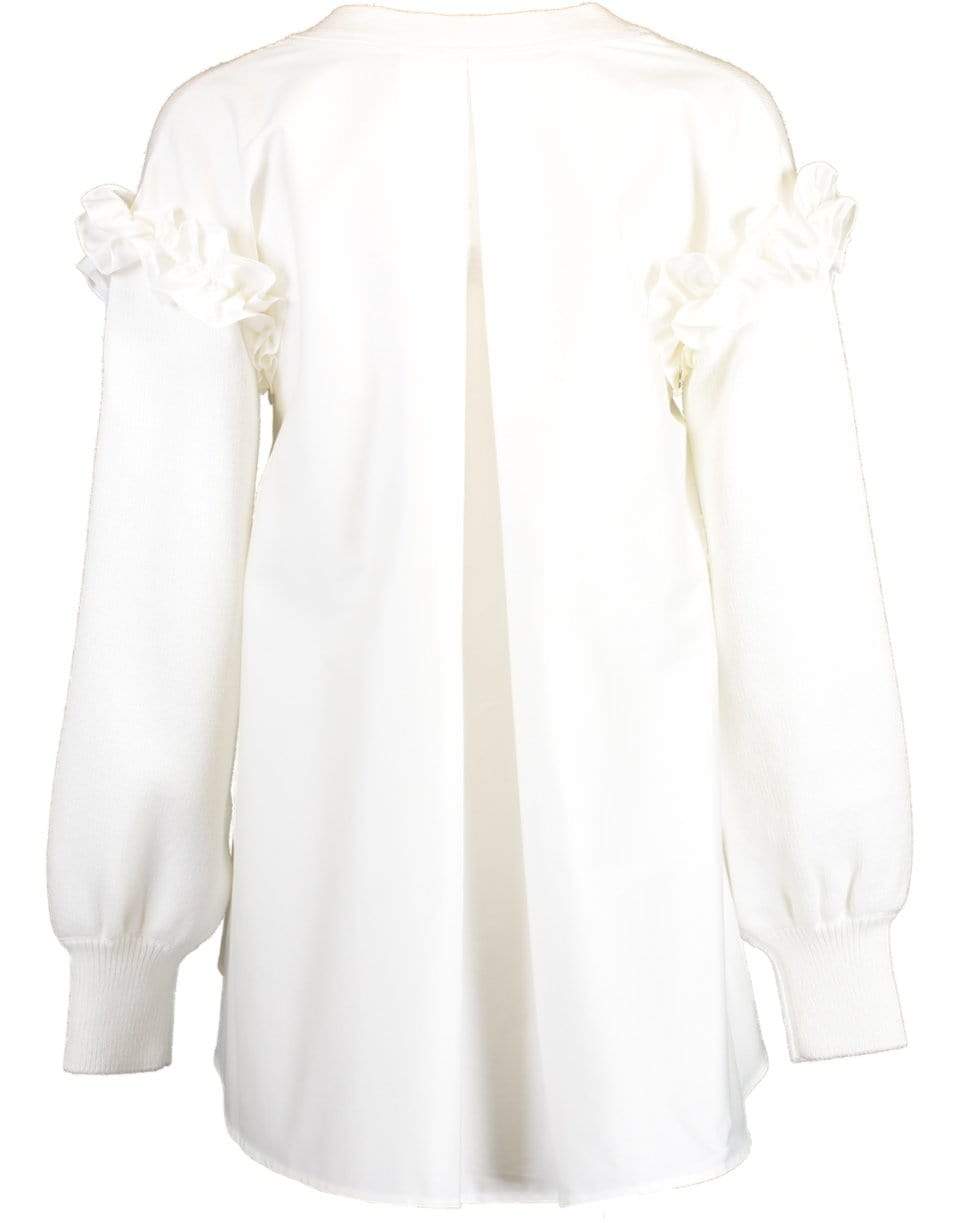 ADEAM-Ruffle Cuff Sweater-