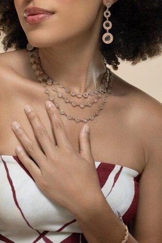 Diamond Opera Chain Necklace-ROSE GOLD-36-JEWELRYFINE JEWELNECKLACE O-COOMI