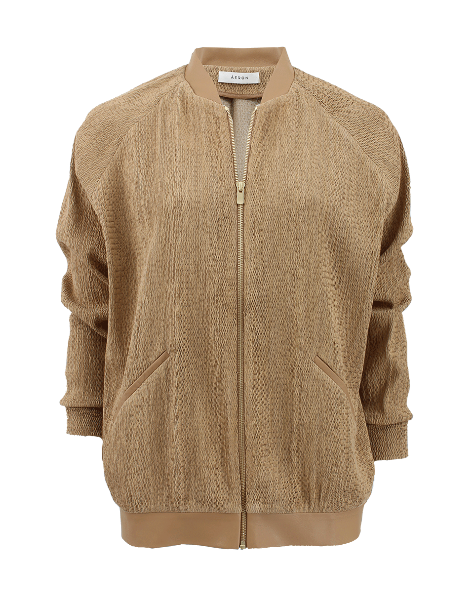 AERON-Straw Bomber Jacket-