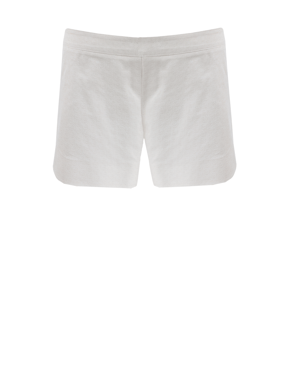 AERON-Rounded Side Zip Shorts-