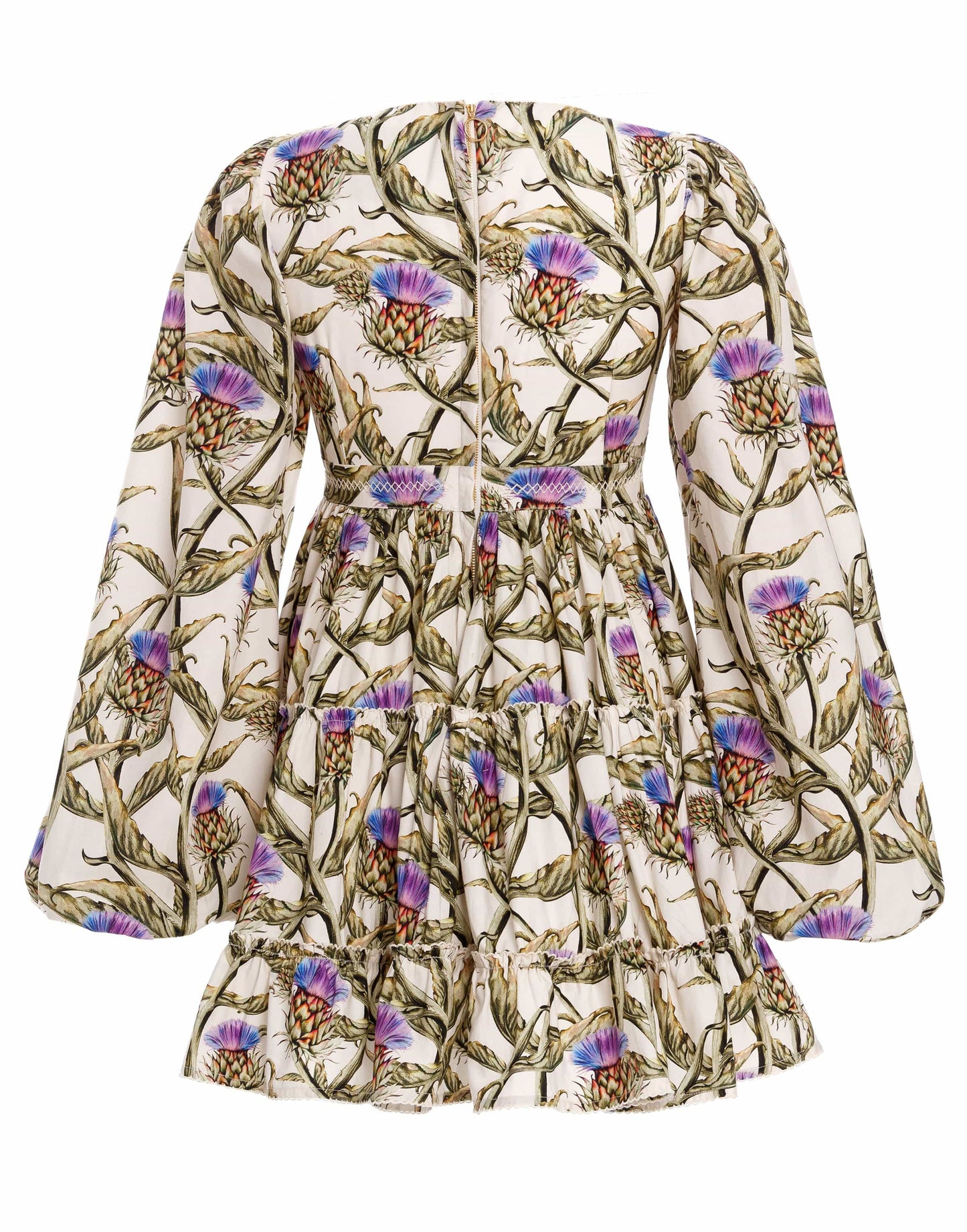 AGUA BY AGUA BENDITA-Avena Long Sleeve Mini Dress-
