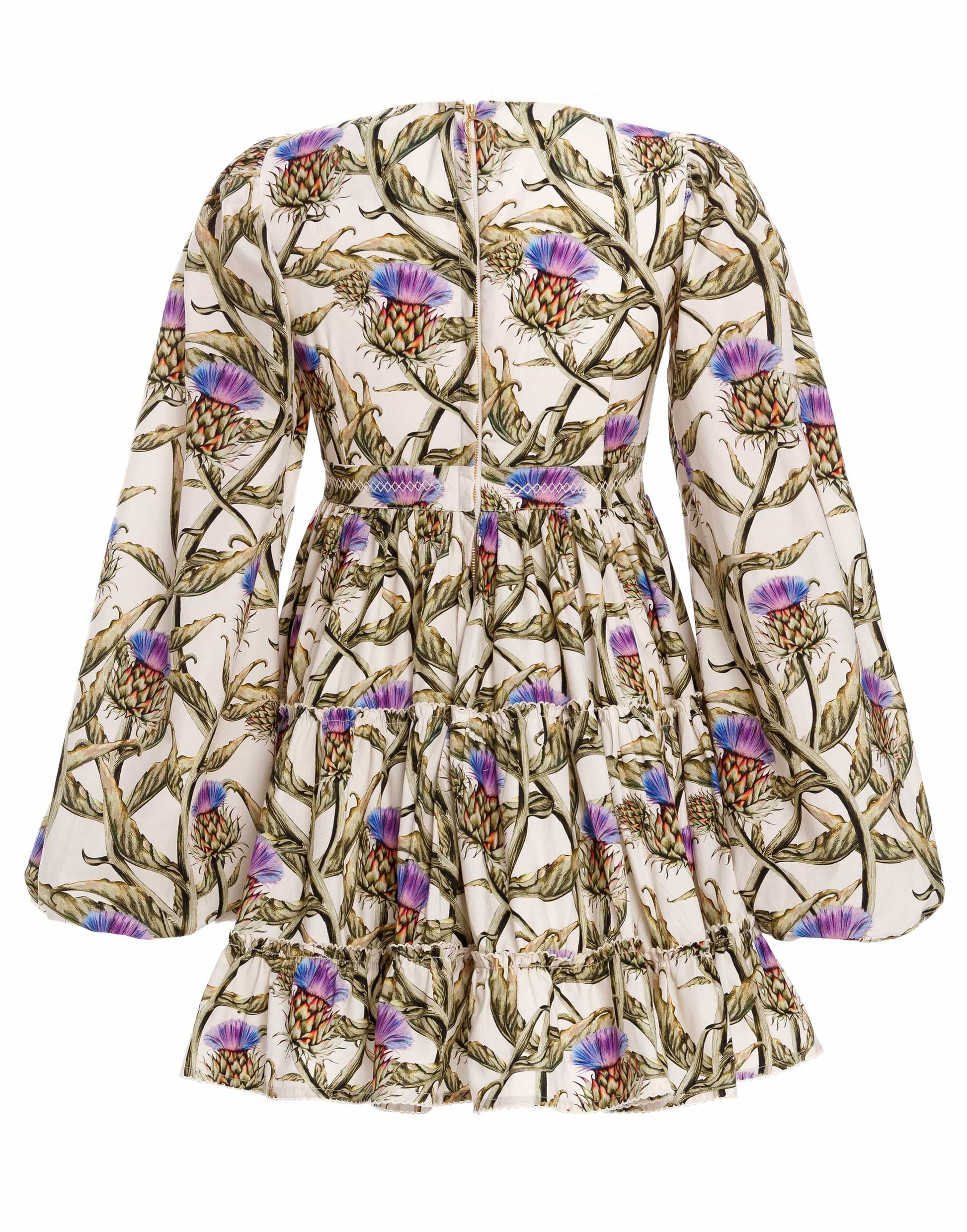 AGUA BY AGUA BENDITA-Avena Long Sleeve Mini Dress-
