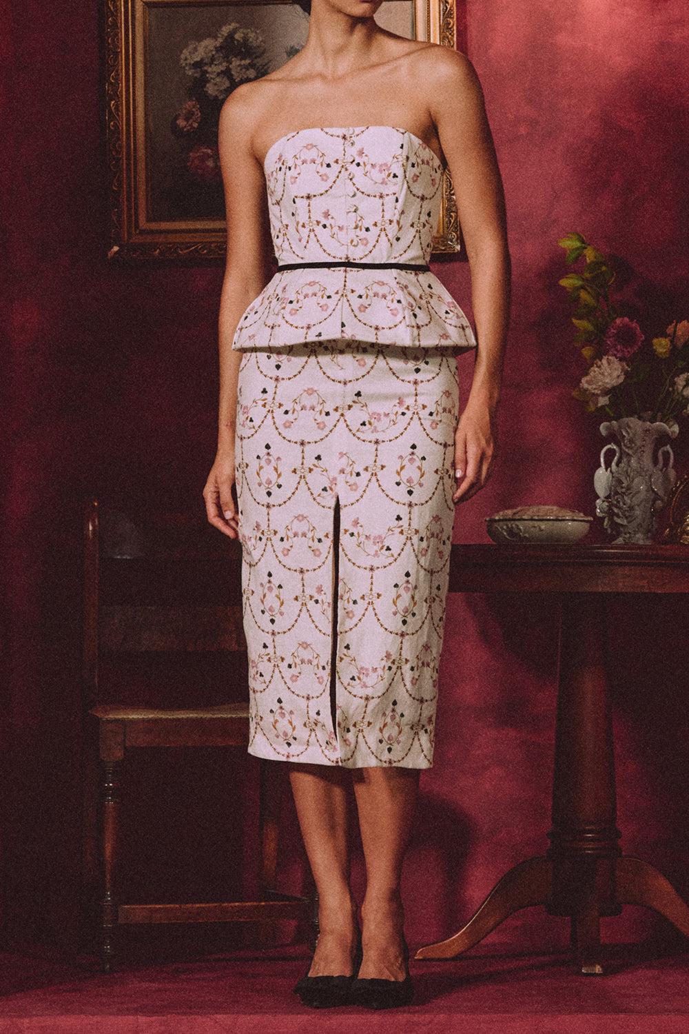  Centella Hechizo Midi Dress-FLORAL-XS-CLOTHINGDRESSCASUAL-AGUA BY AGUA BENDITA 