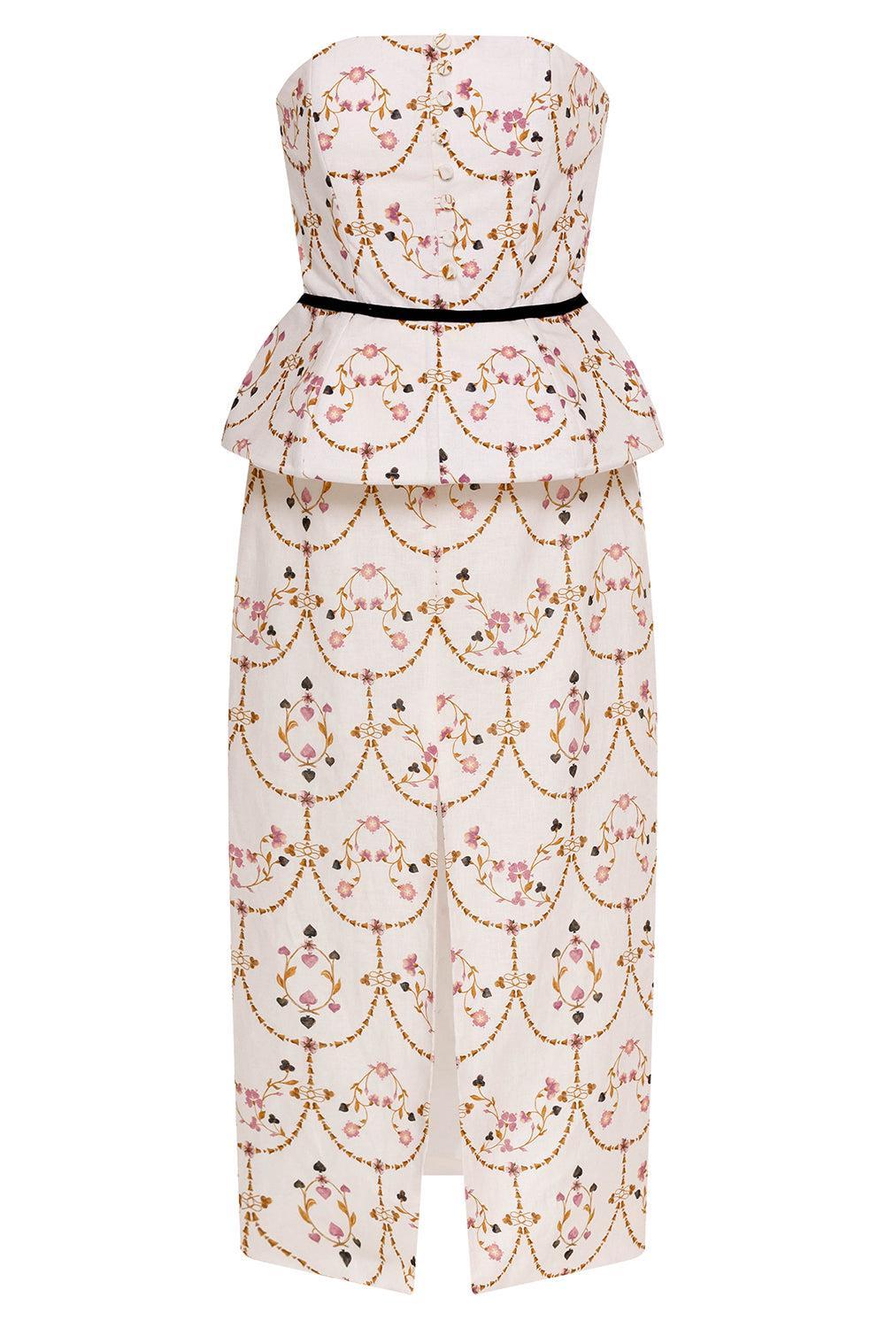 Centella Hechizo Midi Dress-FLORAL-XS-CLOTHINGDRESSCASUAL-AGUA BY AGUA BENDITA