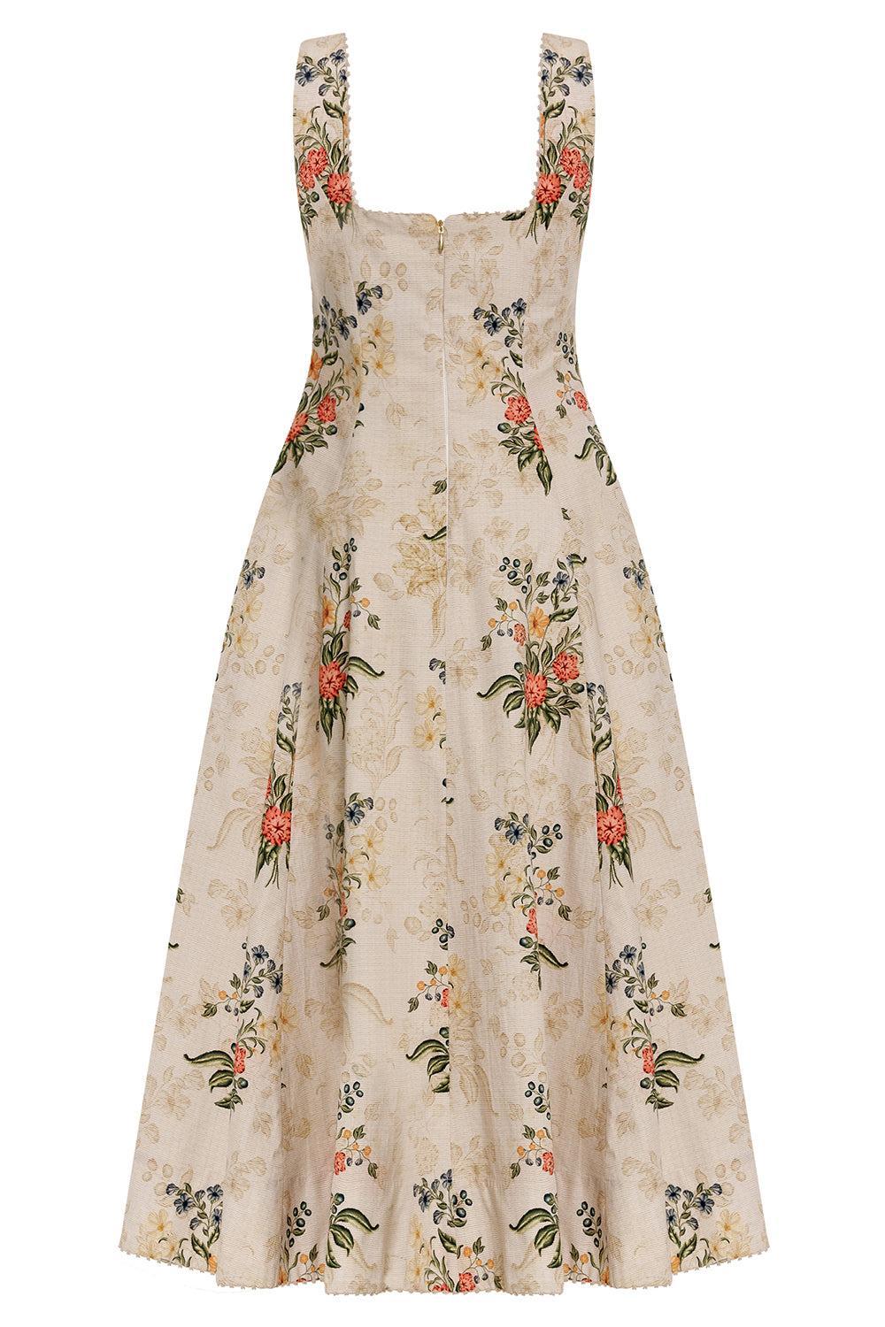 Pistilo Isolda Midi Dress-FLORAL-XS-CLOTHINGDRESSCASUAL-AGUA BY AGUA BENDITA