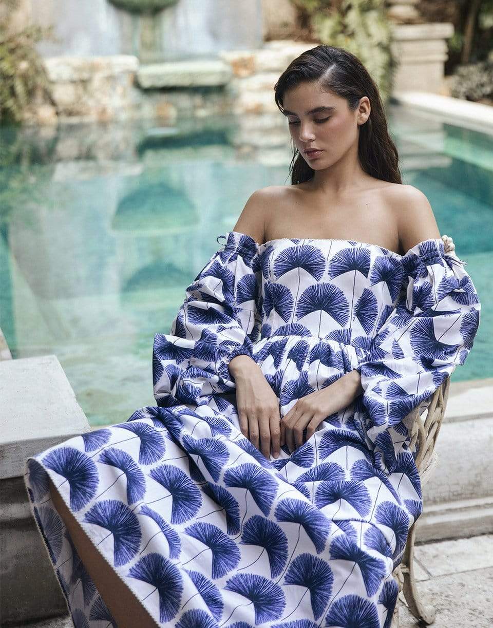 AGUA BY AGUA BENDITA-Alheli Printed Maxi Dress-