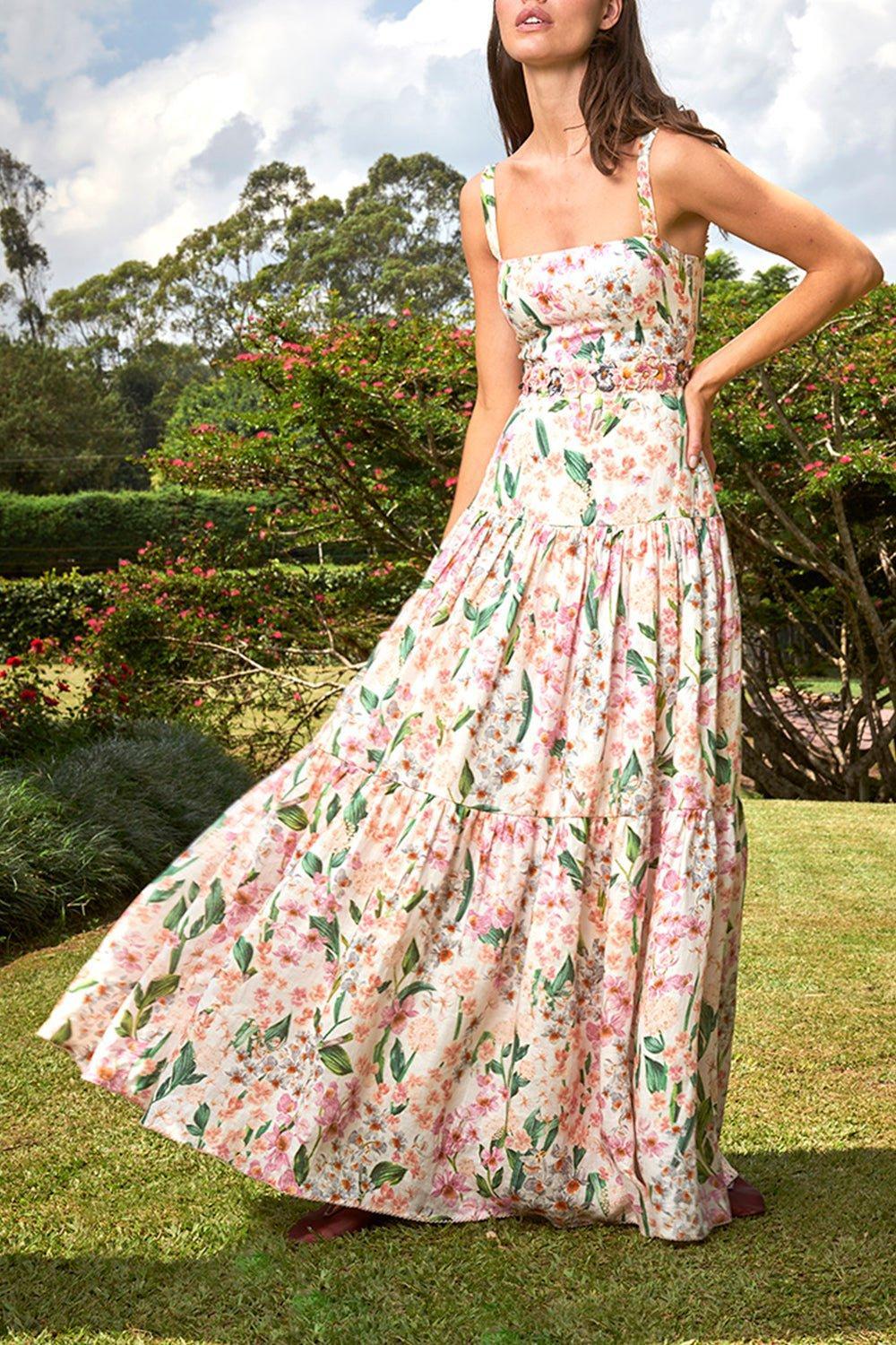 AGUA BY AGUA BENDITA-Lima Jardinera Dress-