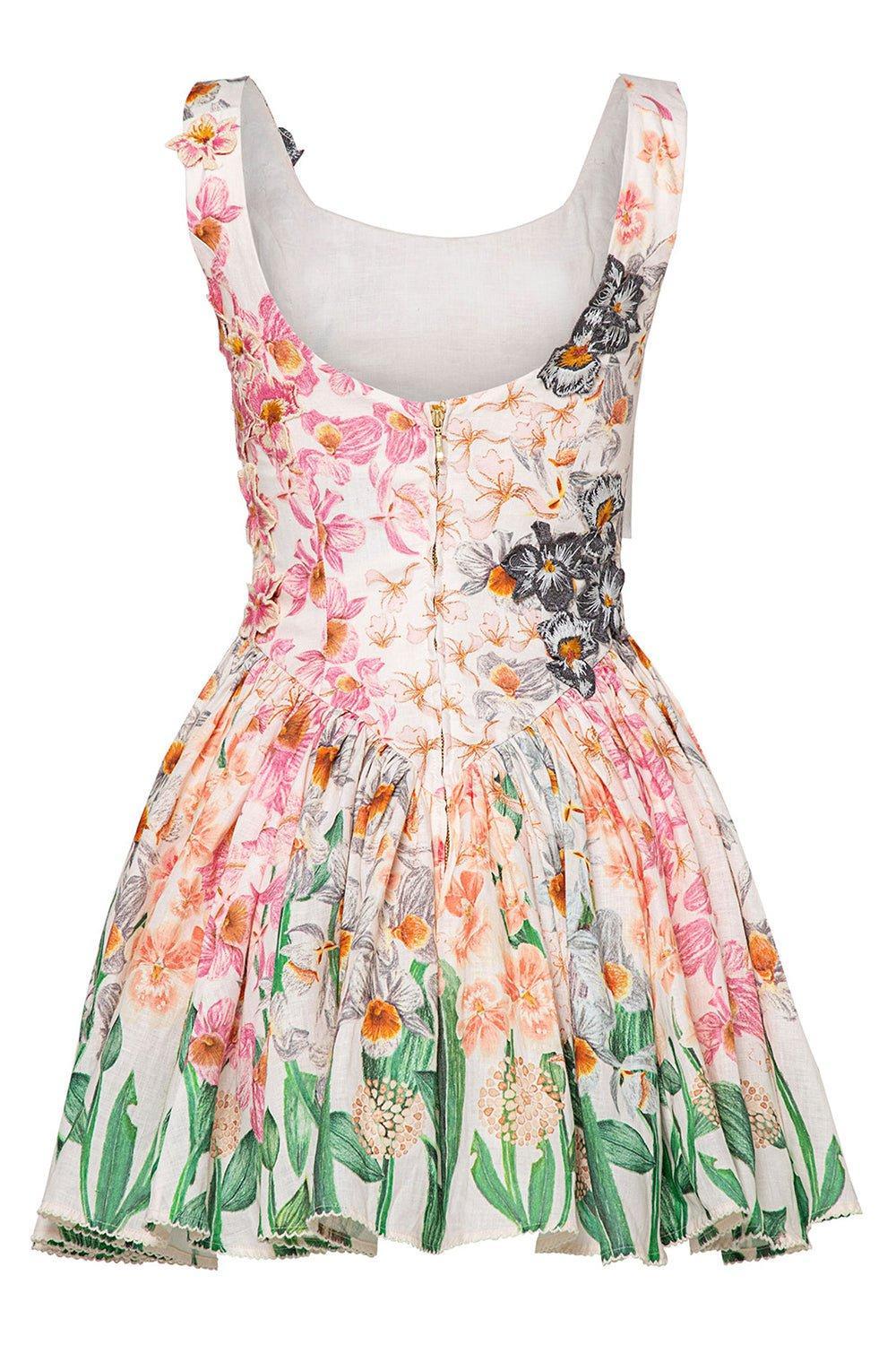 AGUA BY AGUA BENDITA-Pluma Jardinera Dress-