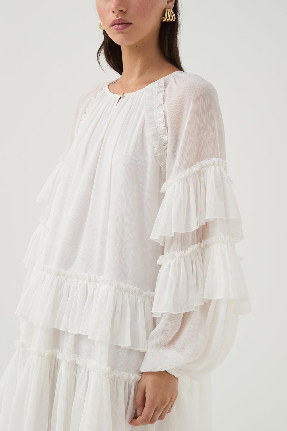 Mina Mini Dress-IVORY-0-CLOTHINGDRESSCASUAL-AJE
