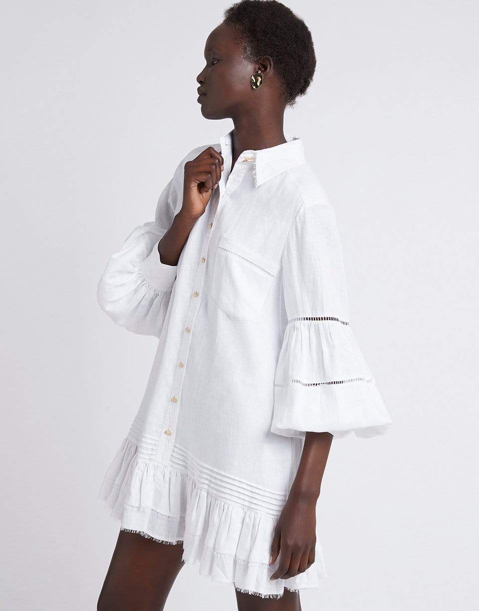 AJE-Lotus Linen Shirt Dress-
