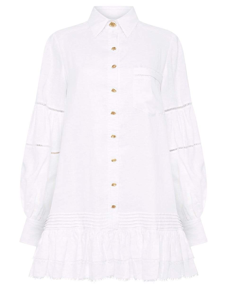 AJE-Lotus Linen Shirt Dress-