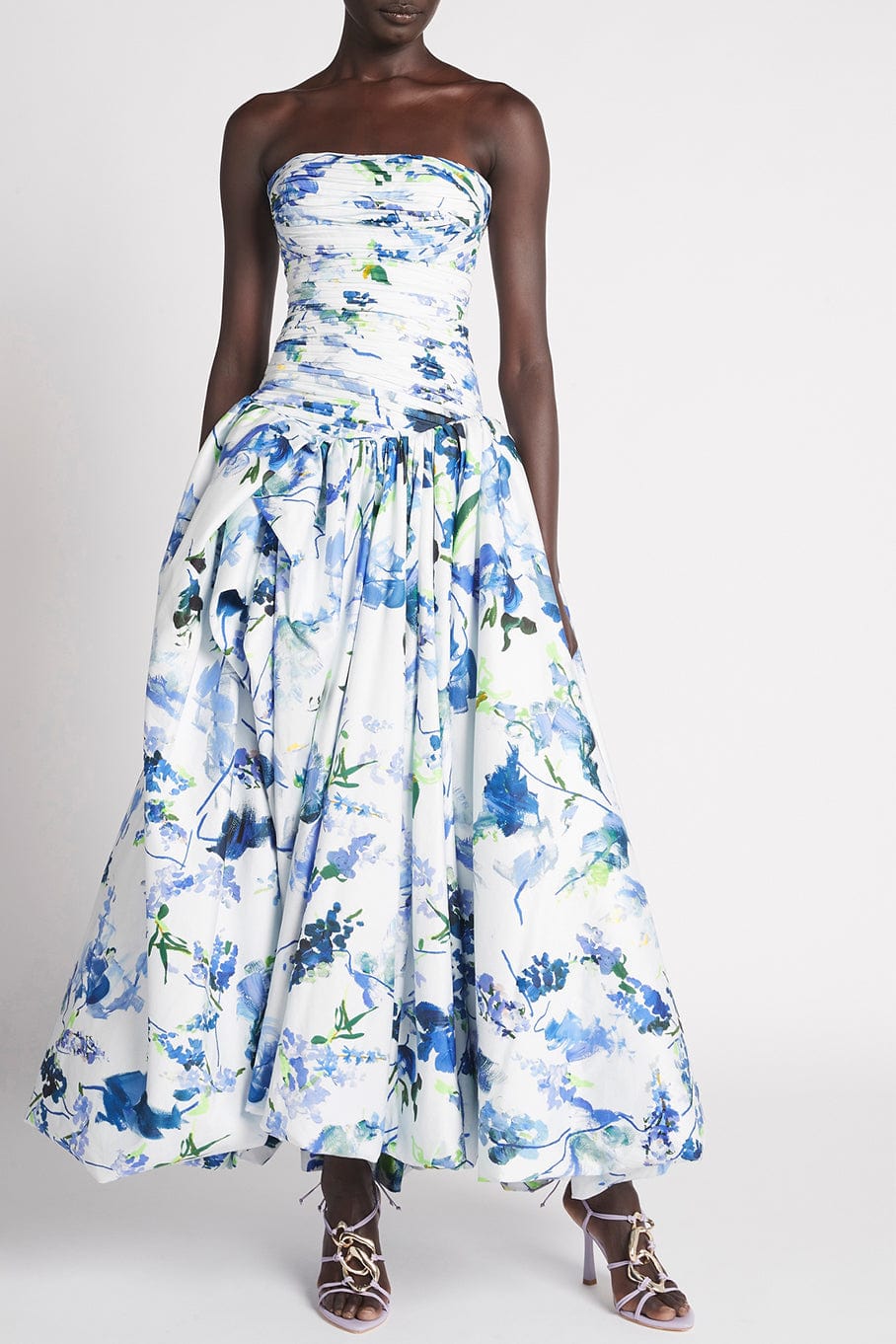 AJE-Violette Bubble Hem Maxi Dress-