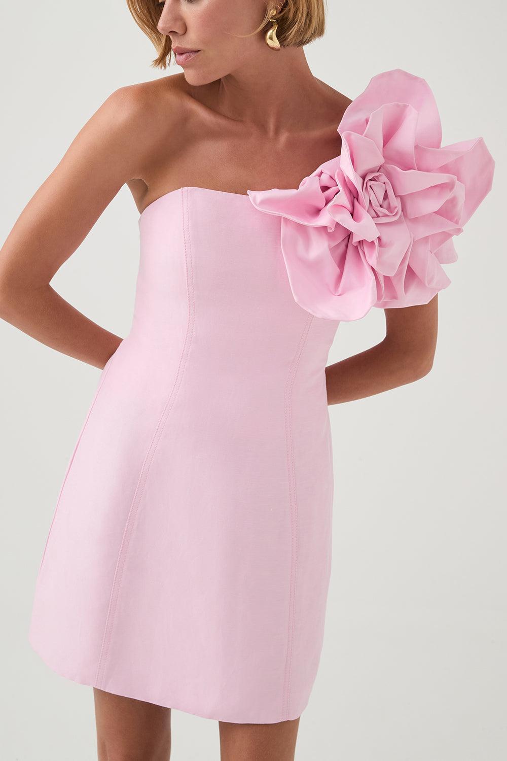 Florence Mini Dress-LILCBLSH-0-CLOTHINGDRESSCASUAL-AJE
