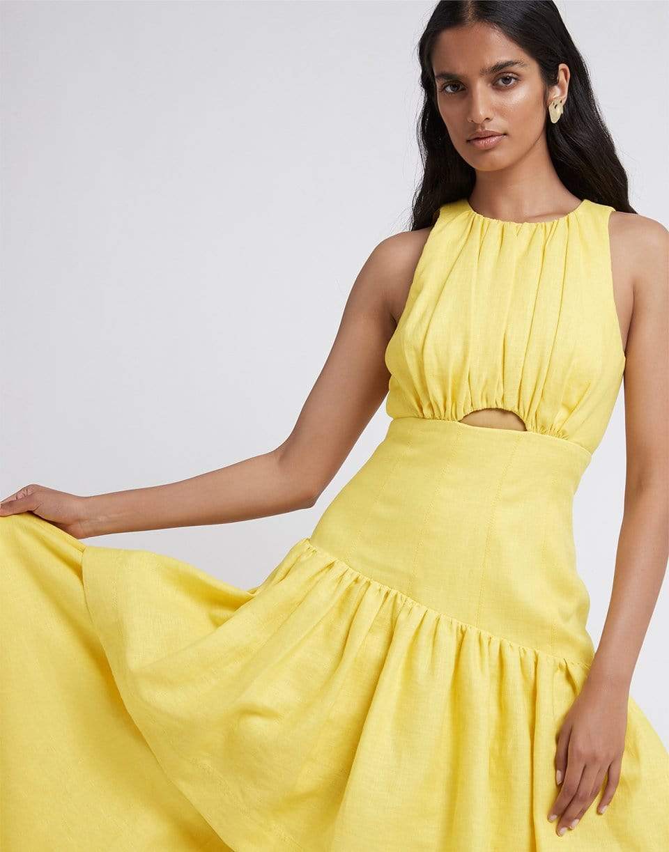 AJE-Caliente Tiered Cut Out Dress-