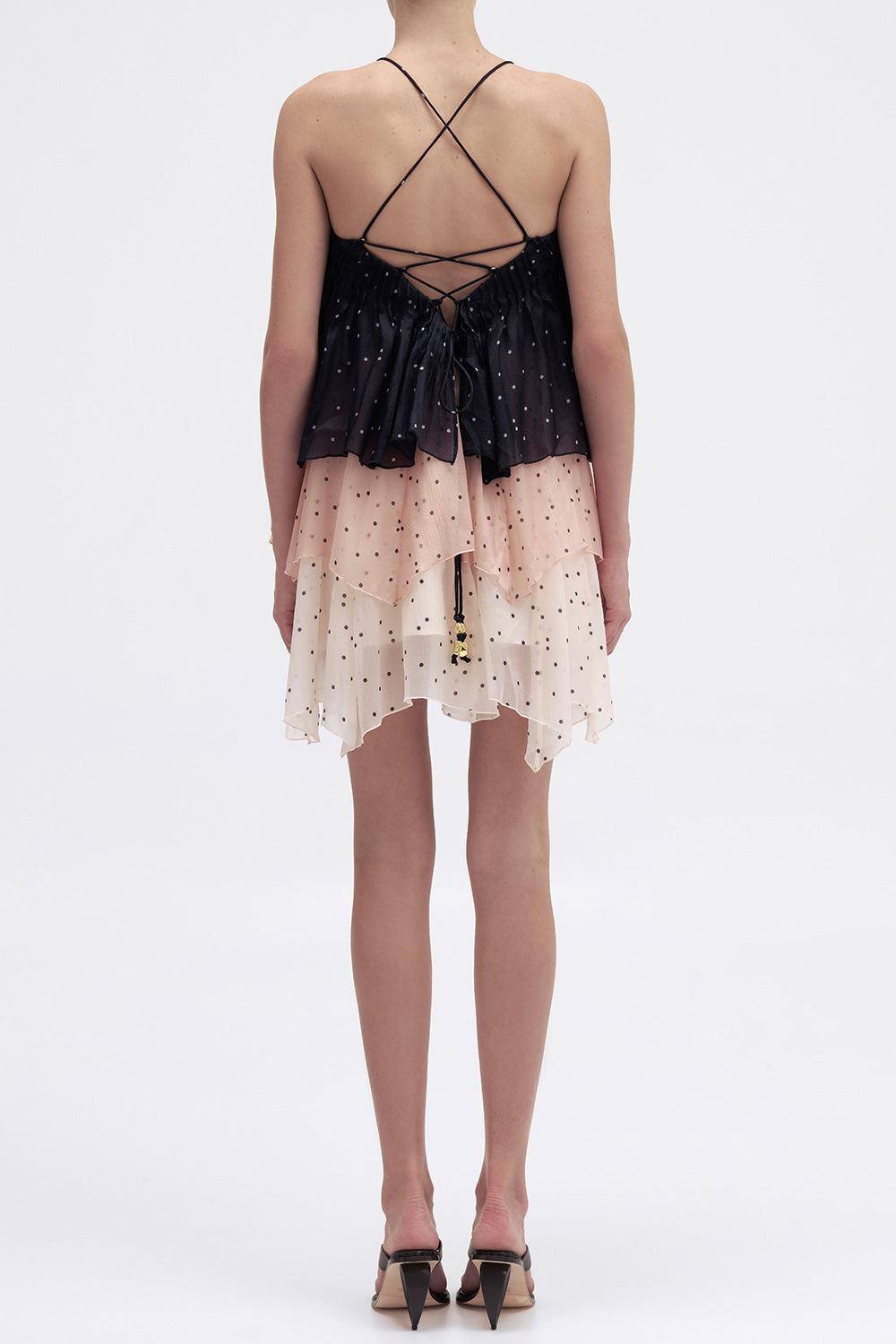 Songstress Mini Dress-POLKADOT-0-CLOTHINGDRESSCOCKTAIL-AJE