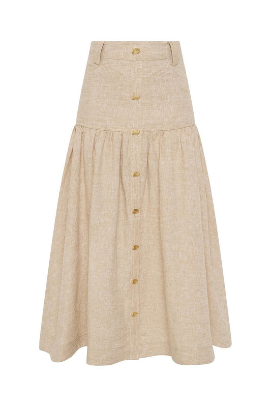 Morgan Midi Skirt-DUNEBGE-2-CLOTHINGSKIRTMIDI-AJE