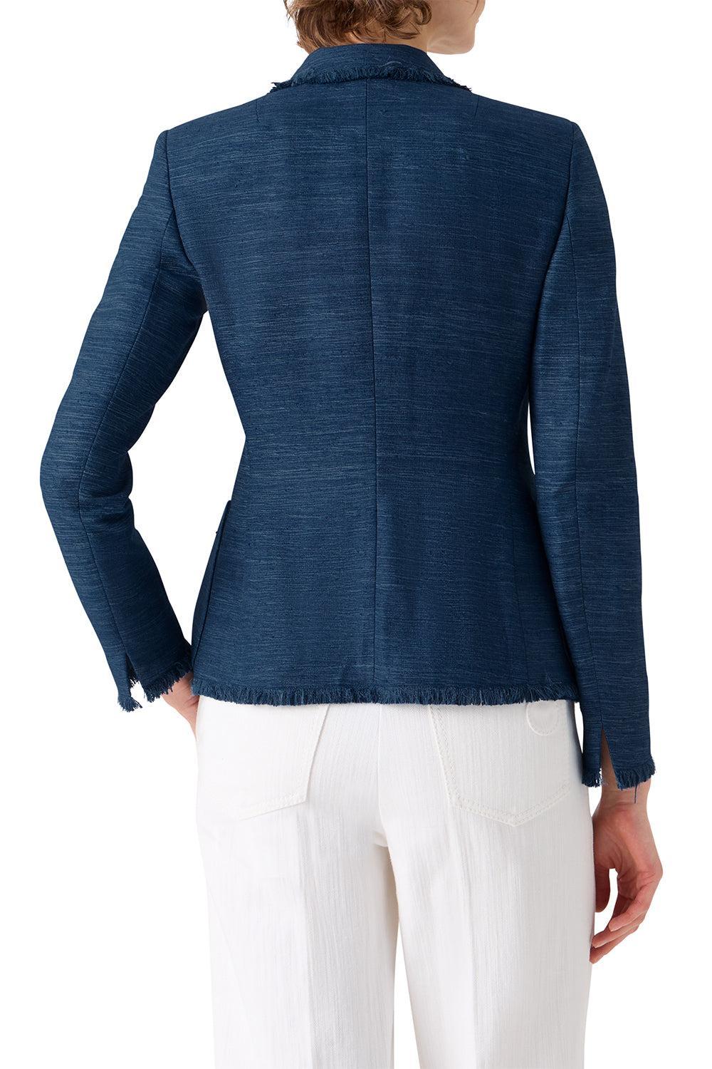 Button Front Space Dye Cardigan-BLUE-2-CLOTHINGTOPCARDIGAN-AKRIS PUNTO