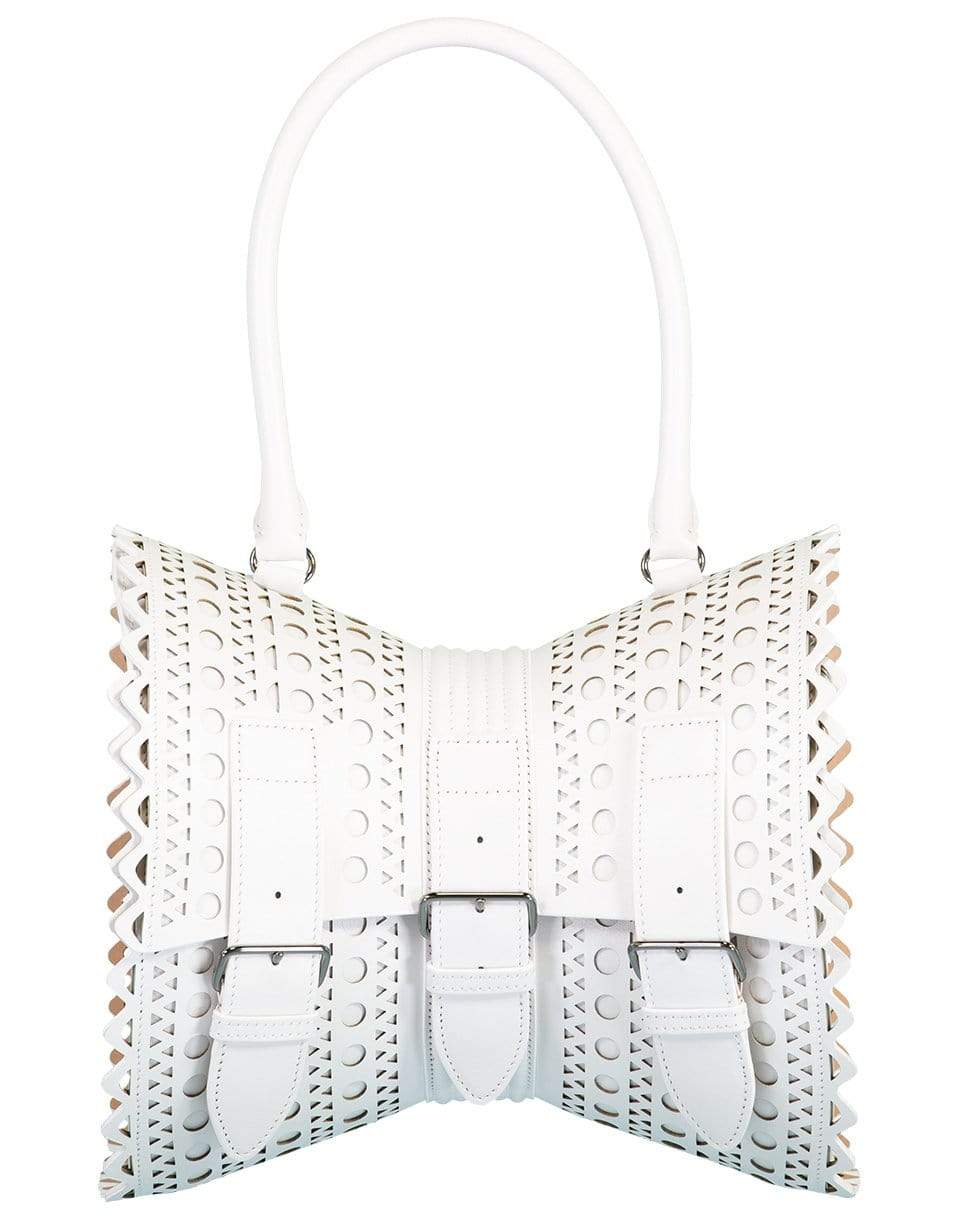 ALAÏA-Sac Corset 22-WHITE
