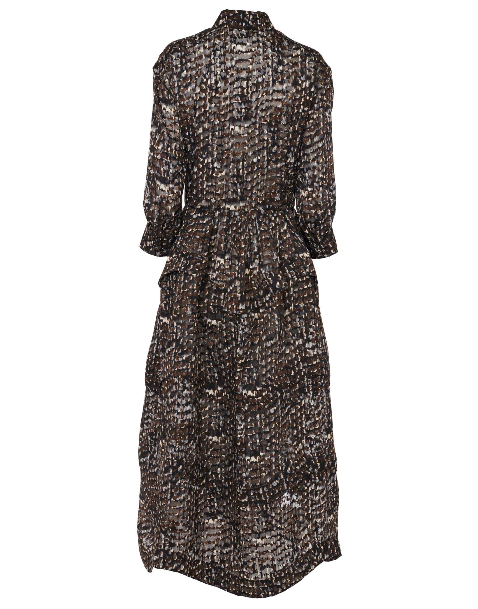 ALAÏA-Flower Print Dress-