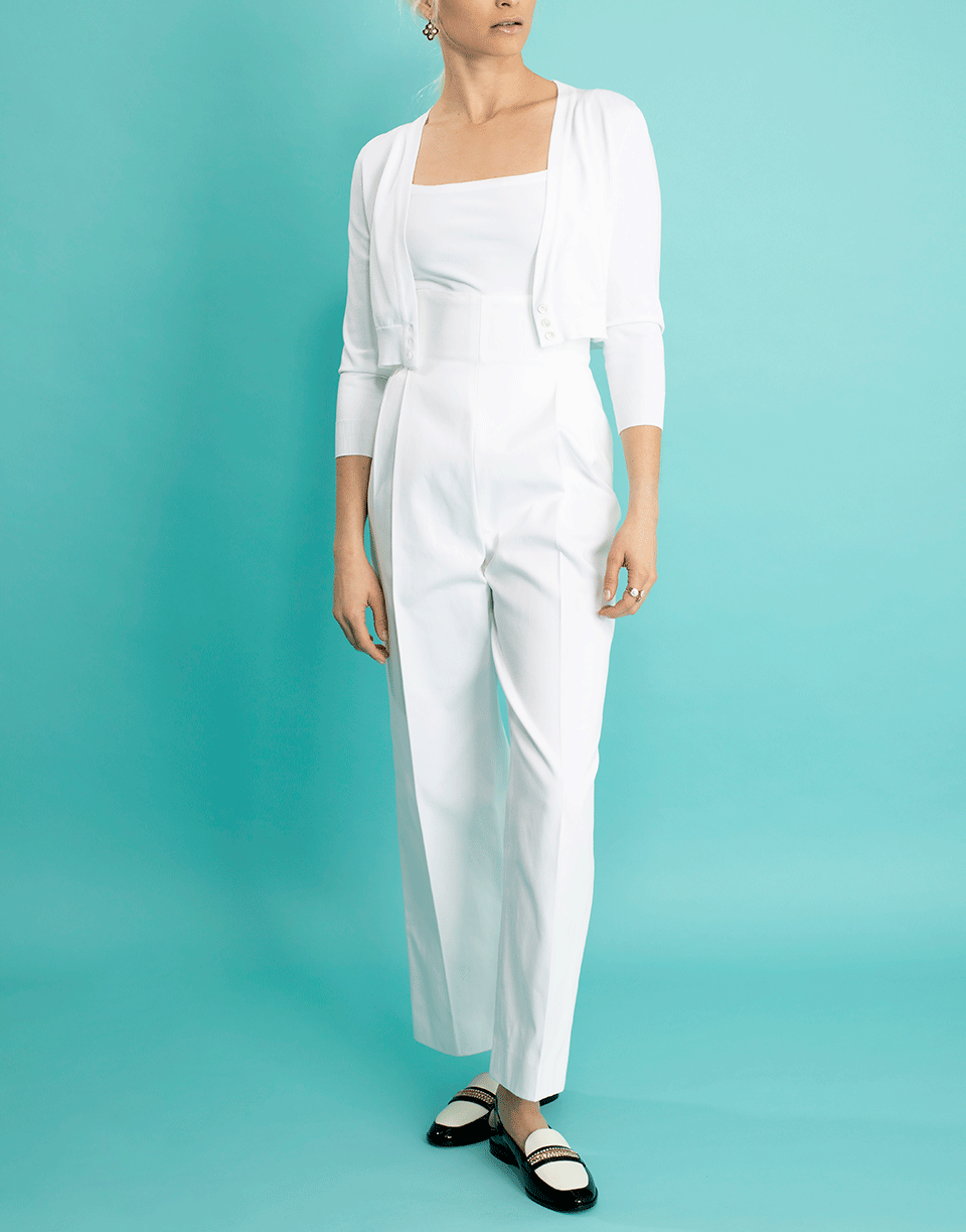 ALAÏA-Corset Rise Pant-