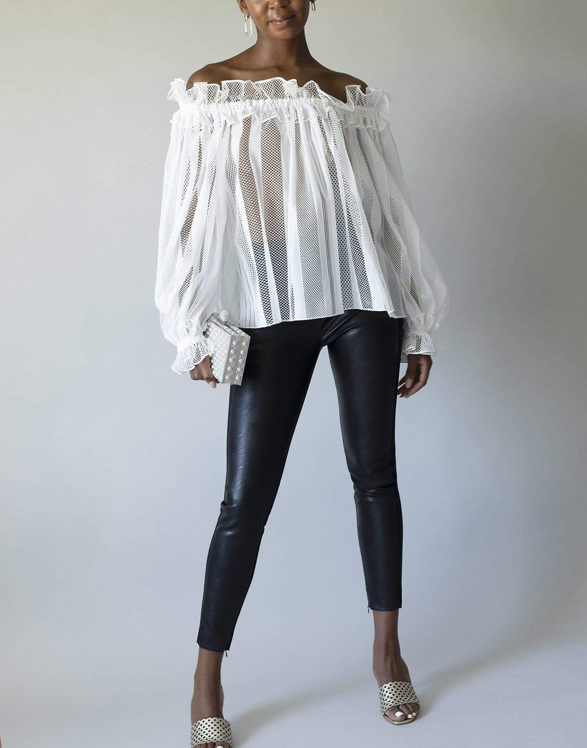 ALAÏA-Lace Blouse-