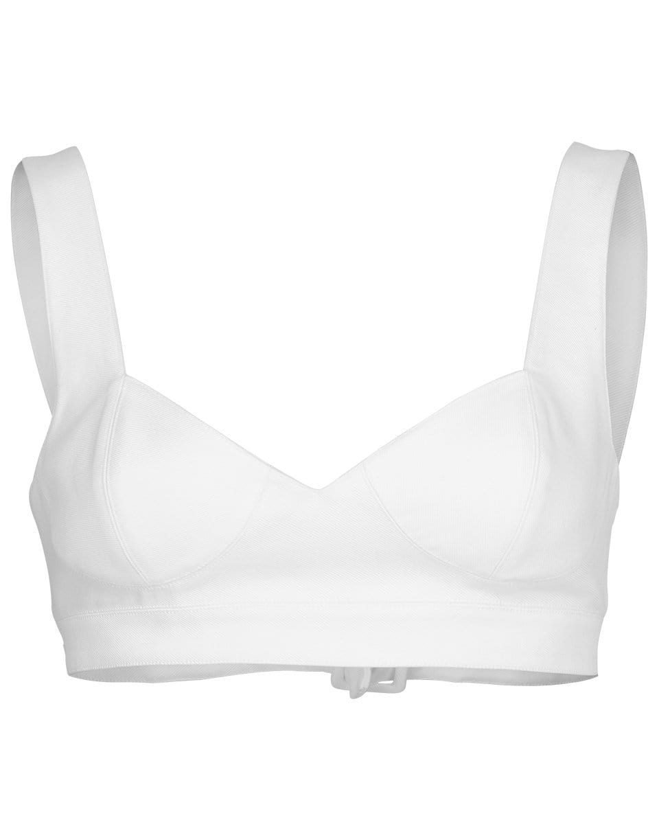 ALAÏA-Structured Bralette-BLANC