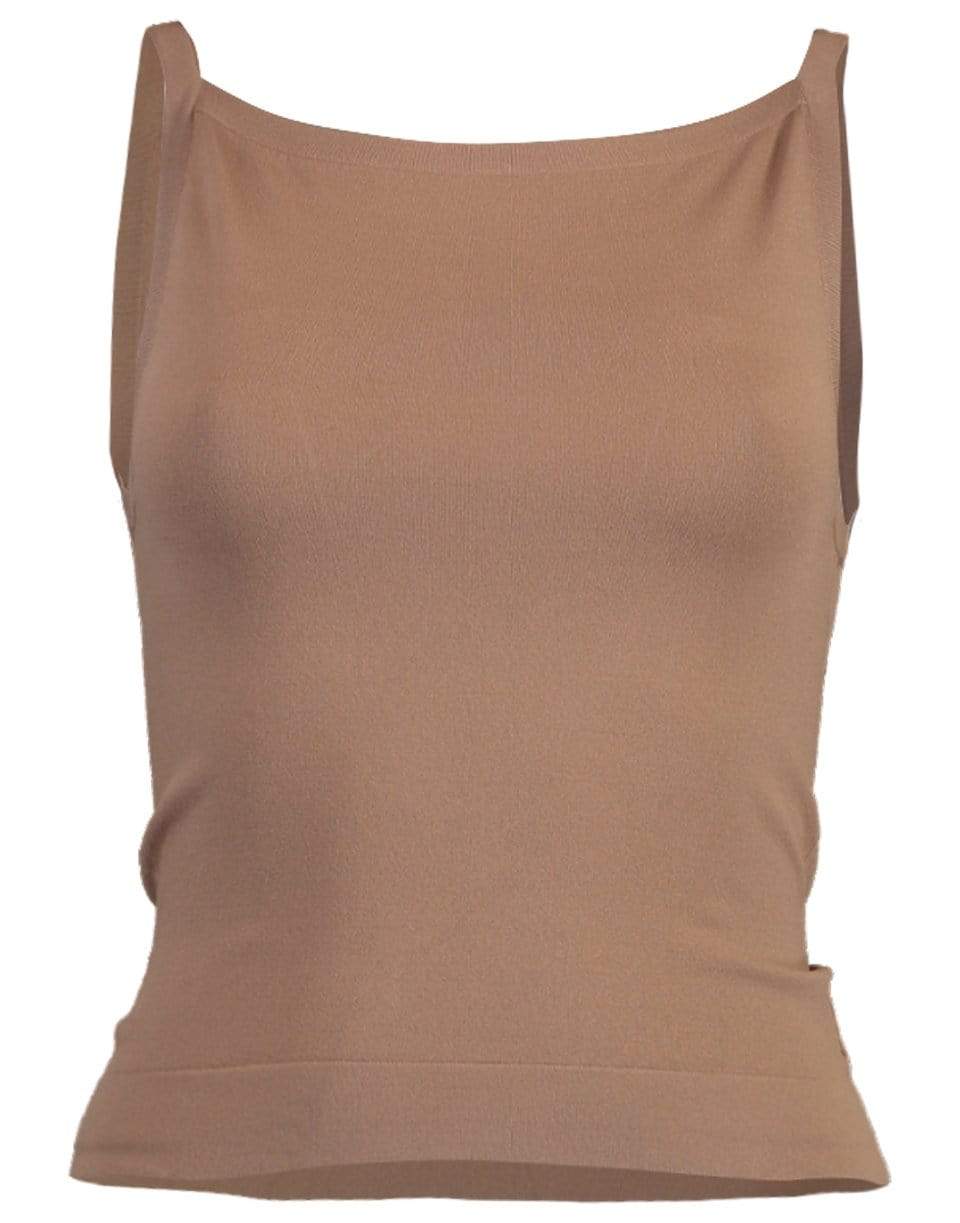 ALAÏA-Sleeveless Square Neck Top-