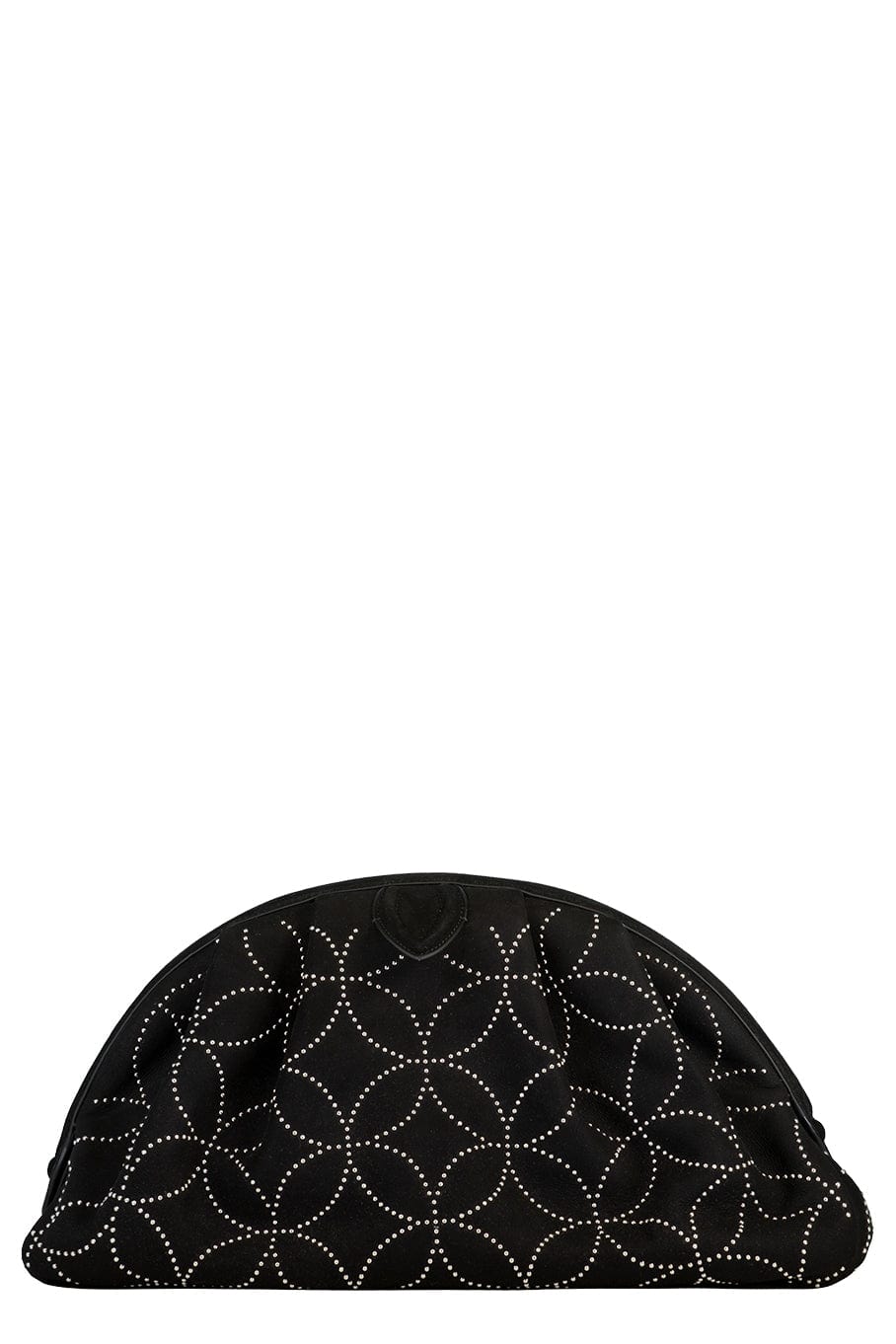 ALAÏA-Samia 35 Suede Clutch-NOIR