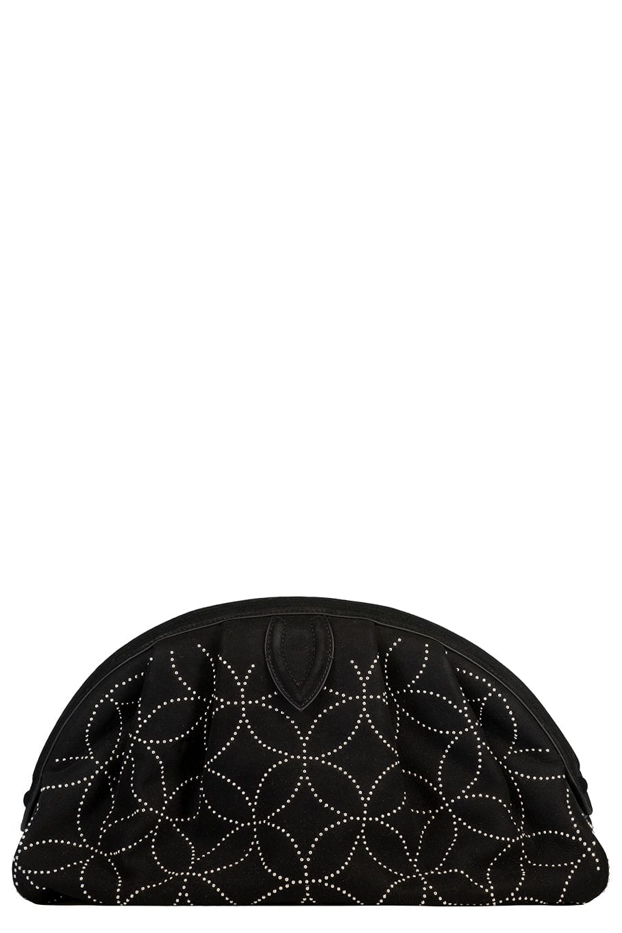 ALAÏA-Samia 35 Suede Clutch-NOIR