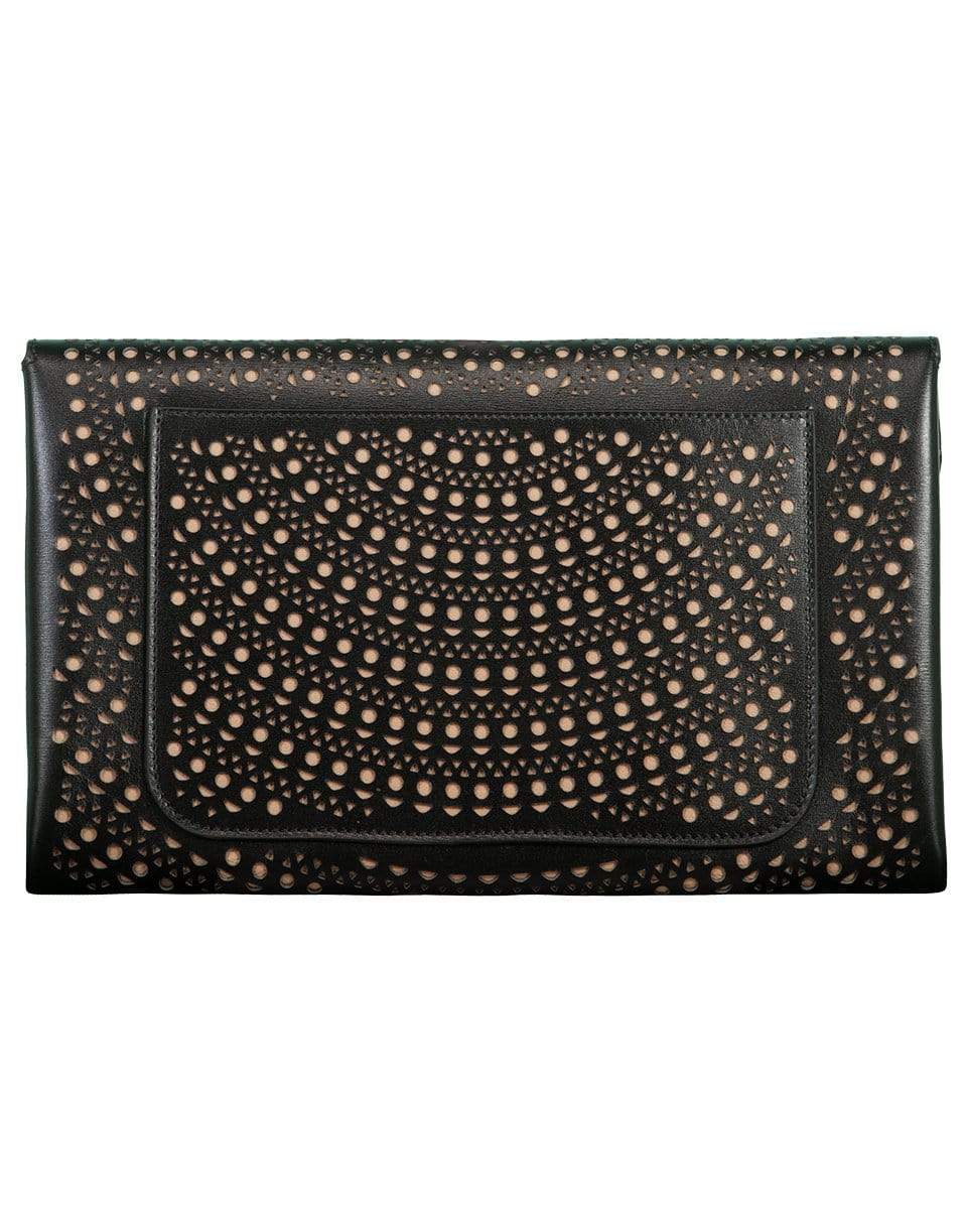 ALAÏA-Noir Sable Oum 26 Mini 2 Clutch-NOIR/SAB