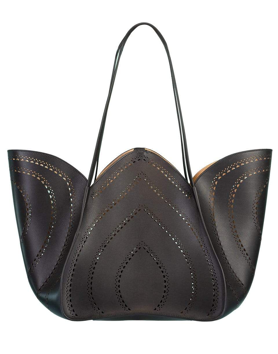 ALAÏA-Black Lili 24 Tote Bag-BLACK