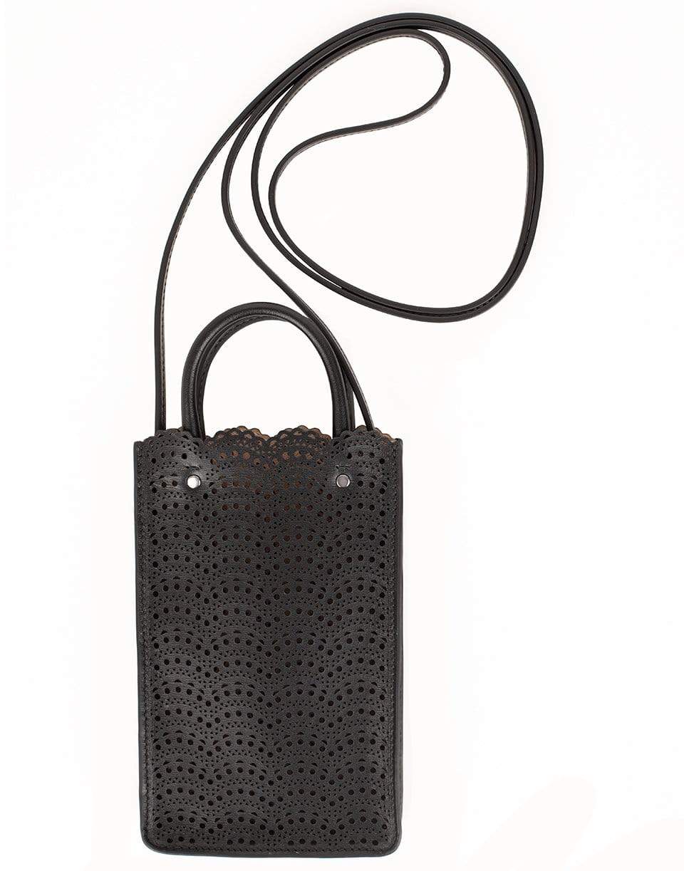 ALAÏA-Garance Mic2 Phone Bag-NOIR