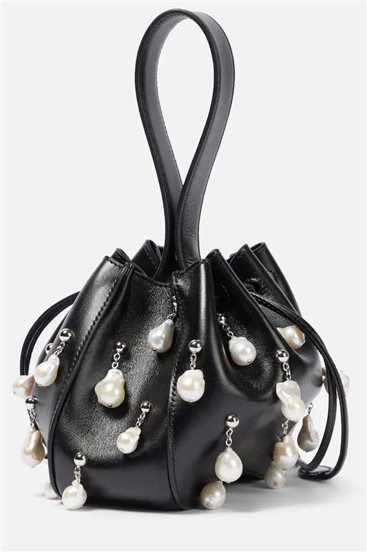 ALAÏA-Embellished Rose Marie - Noir-NOIR