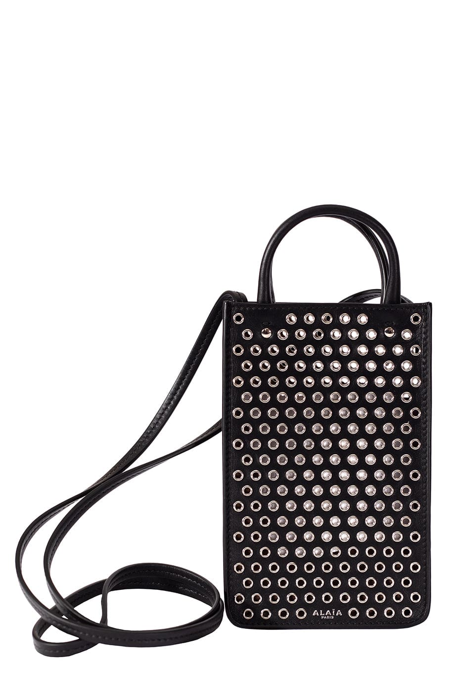 ALAÏA-Garance Phone Bag - Noir-NOIR