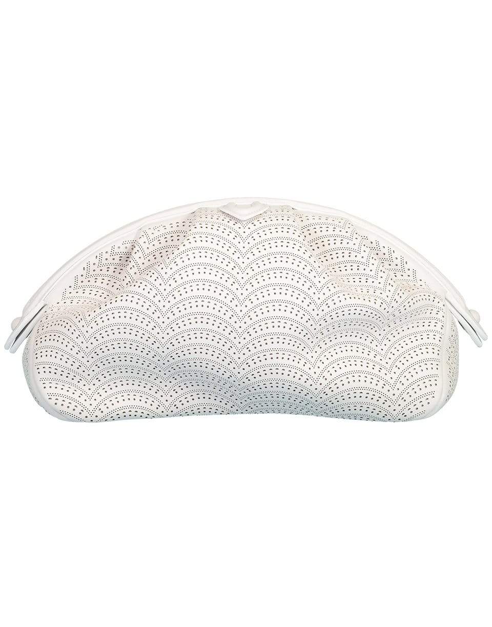 ALAÏA-Samia 26 Clutch-WHITE