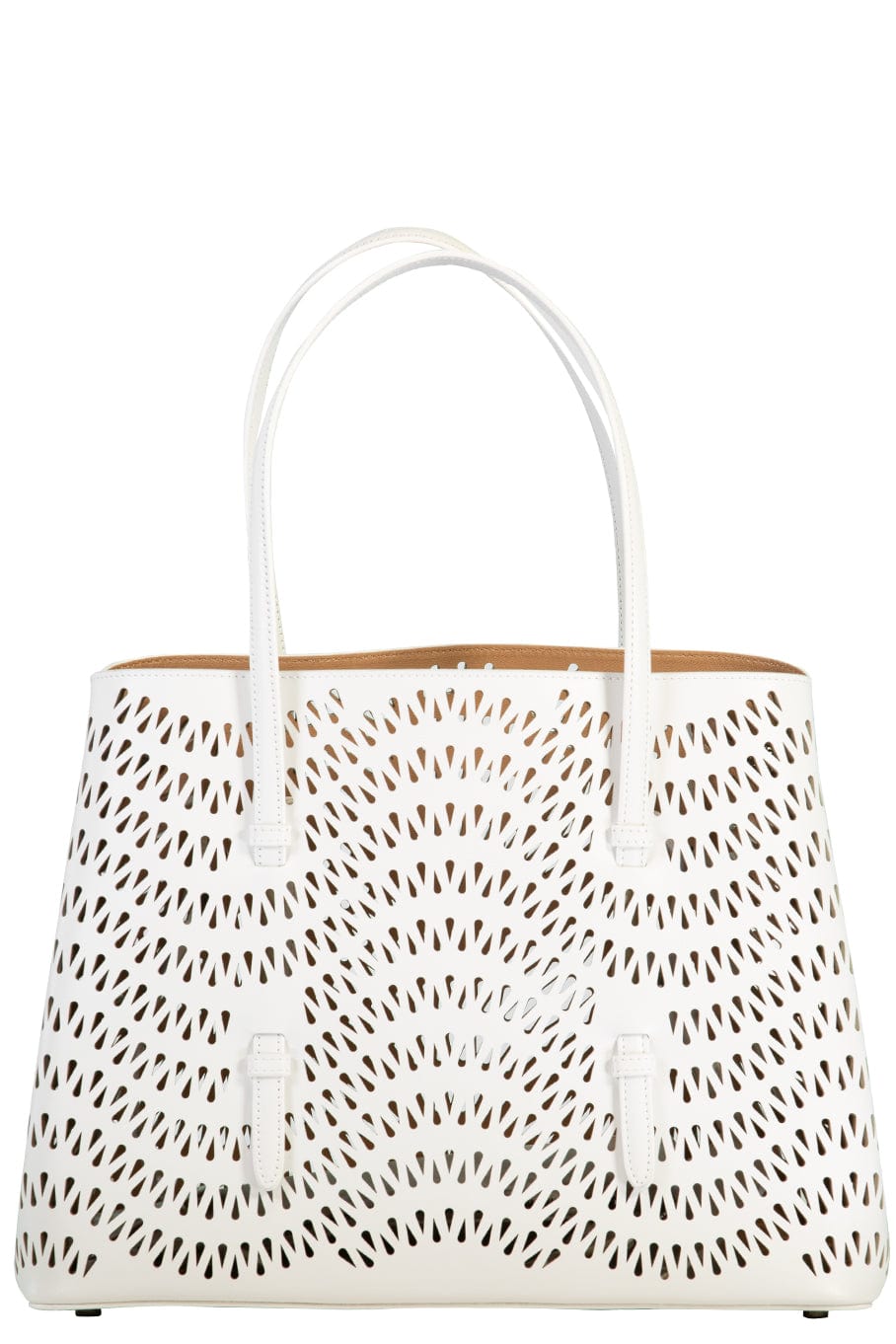 ALAÏA-Mina Bag - Blanc-BLANC