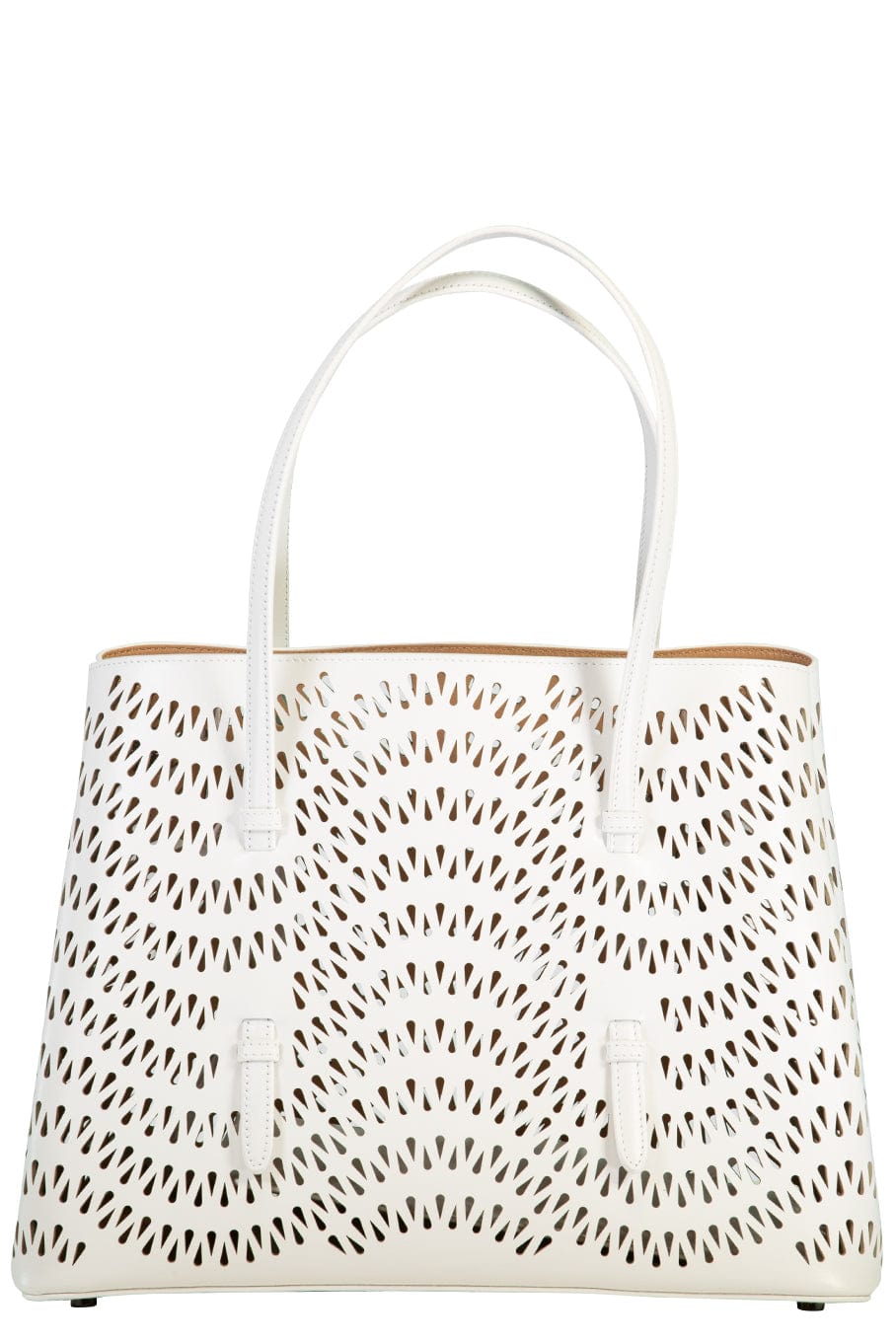 ALAÏA-Mina Bag - Blanc-BLANC