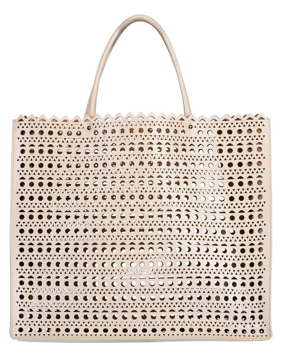 ALAÏA-Garance Large Leather Shopper-CORDE