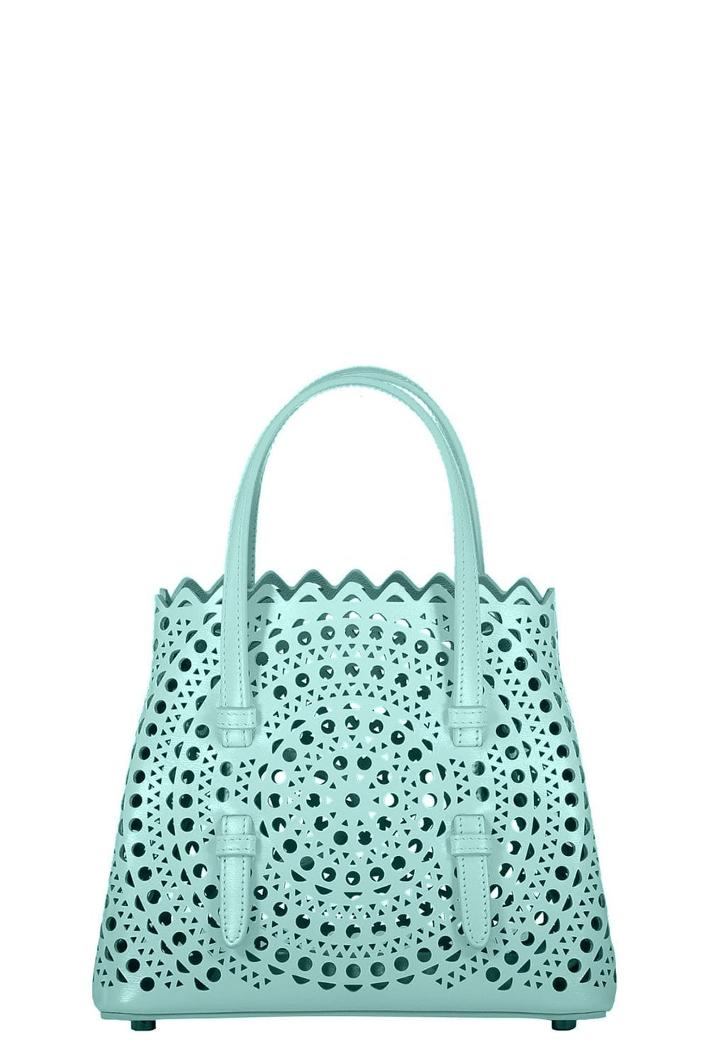 ALAÏA-Mini Mina Bag - Opale-OPALE