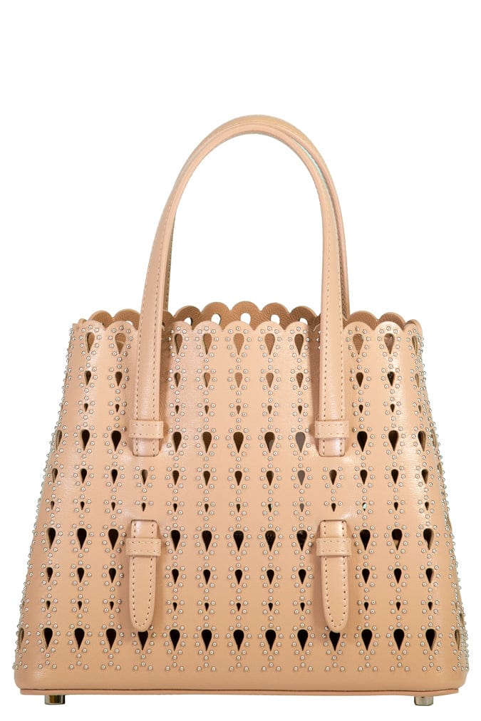 ALAÏA-Small Mina Bag - Sable-SABLE