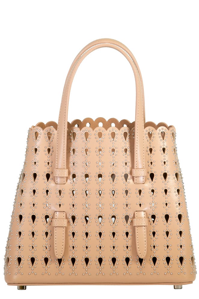 ALAÏA-Small Mina Bag - Sable-SABLE